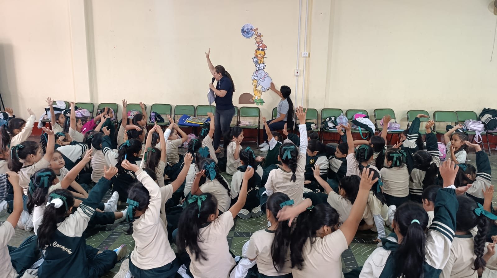 Dinámica grupal en una jornada espiritual