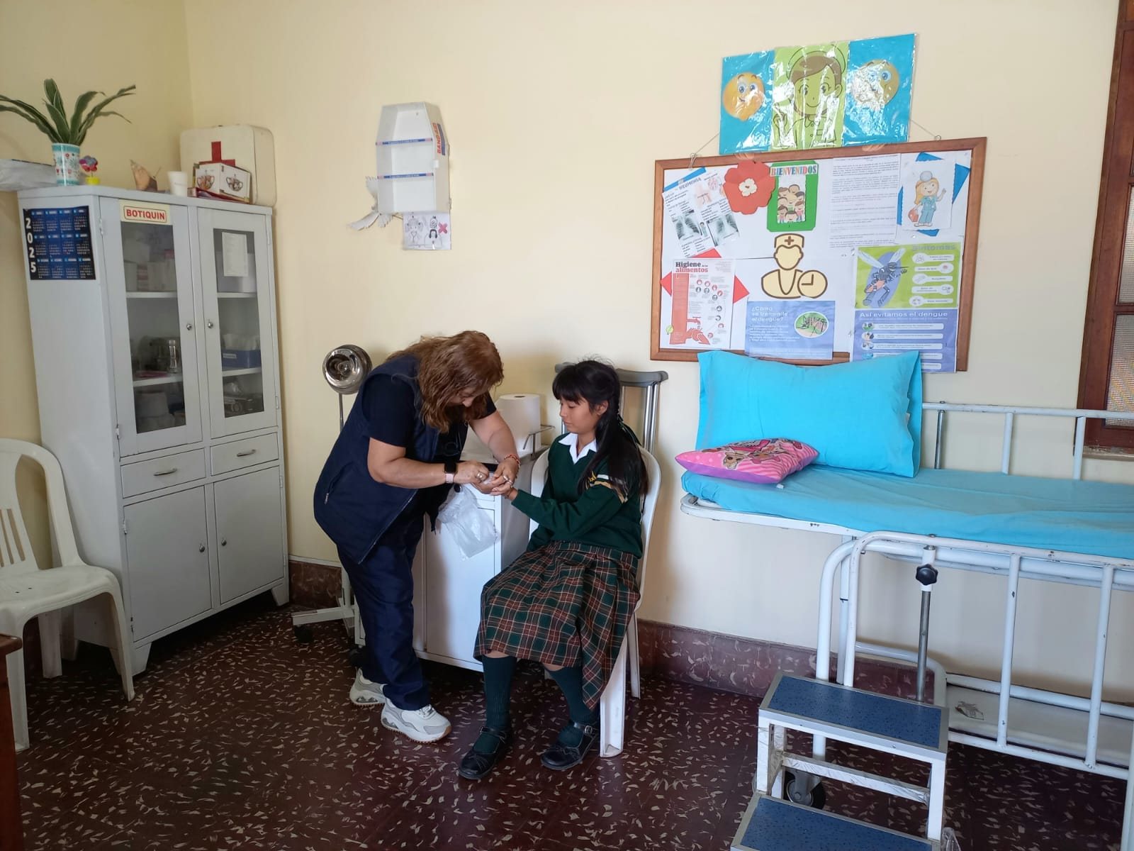 Atención de enfermería a una estudiante